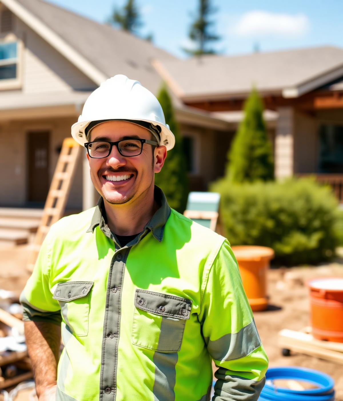 Vetted, professional contractor on a residential job site